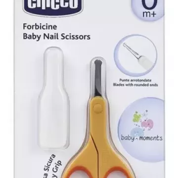 CORTA UÑAS LARGO CON PROTECTOR CHICCO 