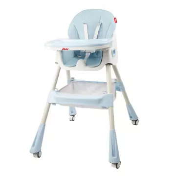 SILLA ALTA EAT & ROCK 3 EN 1 AZUL