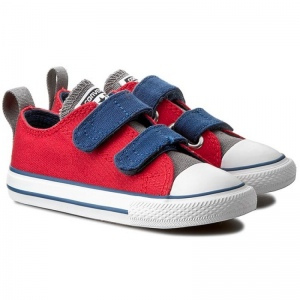 TENIS CT 2V OX CASINO MASON CONVERSE ROJO AZUL CHOCLO